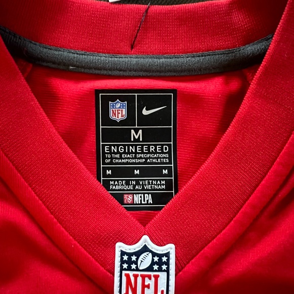 Nike Kids Red Football Jersey - Picture 3 of 3